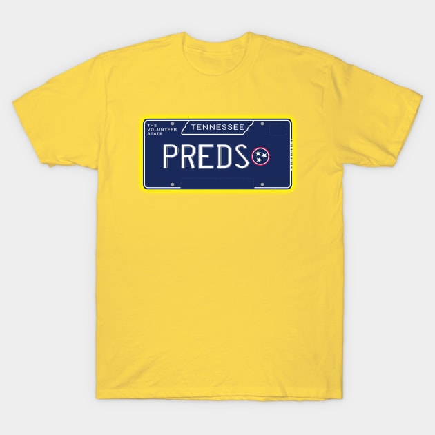 TN License Plate-  PREDS - Predators T-Shirt by AR100AR